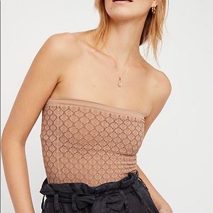 Free people honey textured top